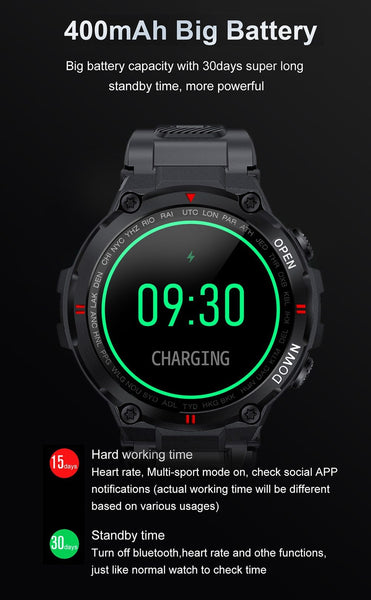 Smart Watch Men Bluetooth Call Full Touch Smartwatch Waterproof Sport Fitness Tracker Custom Dials - SolaceConnect.com