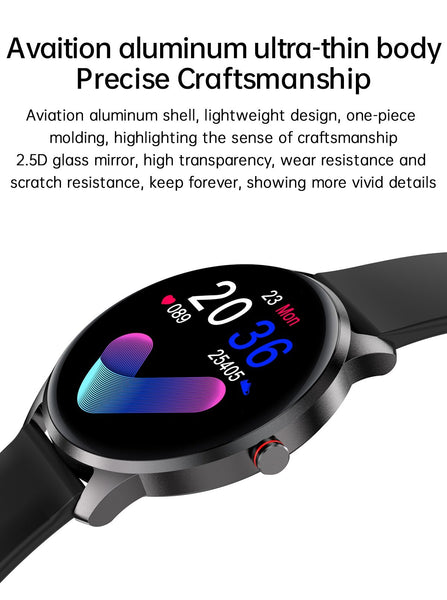 Smart Watch Women Full Touch Smartwatch Men IP68 Waterproof Sports Heart Rate Blood Pressure Monitor - SolaceConnect.com