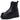 Genuine boots Combat Women Winter Boots Gothic Black Sock Platform Boots Leather Ankle Boots Women Shoes Fashion  -  GeraldBlack.com