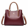 Genuine Casual Tote Bag Luxury Handbags Women Bags Designer Purses and Handbag Leather 3 Layers Hand  -  GeraldBlack.com