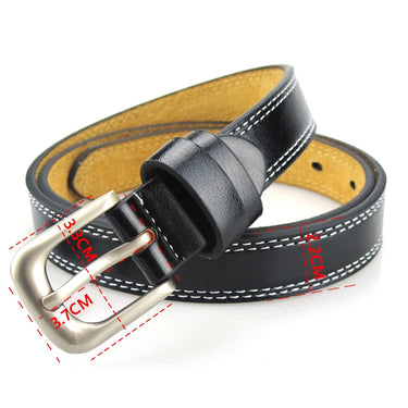 Genuine Leather Belts for Women Cummerbund Luxury Decorative Simple Waist Belt Candy Color  -  GeraldBlack.com