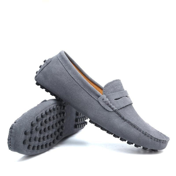 Genuine Leather Summer Style Fashion Men's Soft Moccasin Loafers - SolaceConnect.com