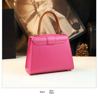 Genuine Leather Women Casual Small Luxury Fashion Shell Shoulder Crossbody Handbag  -  GeraldBlack.com