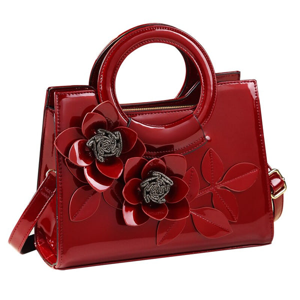 Genuine Leather Women Luxury Designer Fashion Wedding Bag Mom Portable Shoulder Crossbody Handbag  -  GeraldBlack.com