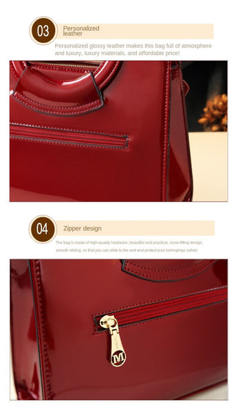 Women's Genuine Leather Luxury Leopard Pattern Round Handle Handbag