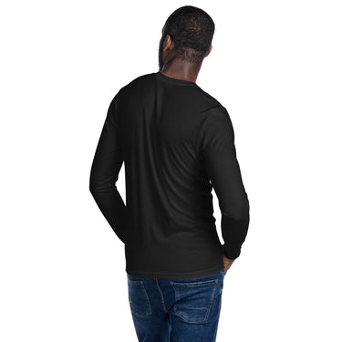 Gerald Black Long Sleeve Fitted WHT Crew  -  GeraldBlack.com