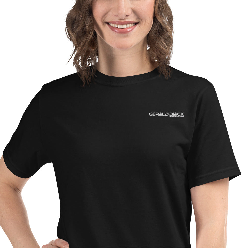 Gerald Black Organic Unisex WHT T-Shirt  -  GeraldBlack.com