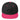 Gerald Black Snapback Hat Final BLK GB Logo with Flat Brim  -  GeraldBlack.com