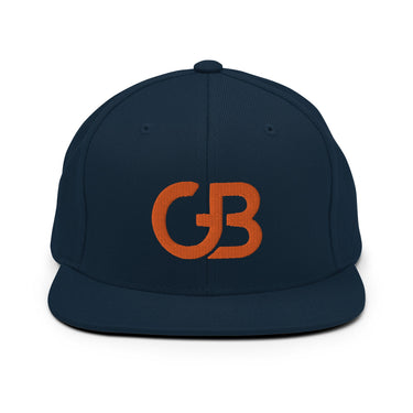 Gerald Black Snapback Hat Final Org GB Logo with Flat Brim  -  GeraldBlack.com
