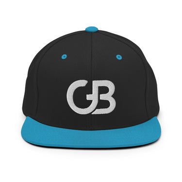 Gerald Black Snapback Hat Final Wht GB Logo  -  GeraldBlack.com