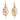 Gold Color Love Drop Earrings Fashion Jewelry Simulated Pearl Statement Dangle Earrings For Women Gifts SER140229  -  GeraldBlack.com