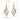 Gold Color Love Drop Earrings Fashion Jewelry Simulated Pearl Statement Dangle Earrings For Women Gifts SER140229  -  GeraldBlack.com