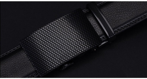 Good Quality Men's Luxury Cow Genuine Leather Belts with Automatic Buckle  -  GeraldBlack.com
