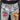 Graffiti Letter Print Skinny Pantolon Slim Jeans Homme Mens Slim Calf Pants Excluding Chain  -  GeraldBlack.com