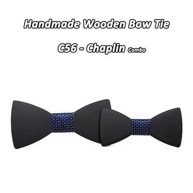 Gravitas France British Wooden Bowtie for Groom Women Kids Suits - SolaceConnect.com