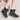 Gray Warm Plush Zipper Round Toe Waterproof Ankle Boots for Women  -  GeraldBlack.com