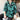 Green Thin Men's Fashion Long Sleeve Designt Streetwear Black Flower ShirtChemise Hawaienne Social Club Outfits  -  GeraldBlack.com