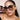 Half Round Big Cat Eye Leopard Women's Sunglasses in Luxury Shades  -  GeraldBlack.com