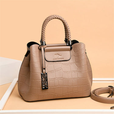 Hand-knitted Luxury Handbags Women Designer Stone Pattern Handbag Crossbody Bags Shoulder Messenger Bag  -  GeraldBlack.com