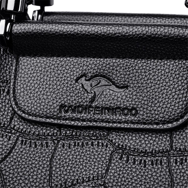 Hand-knitted Luxury Handbags Women Designer Stone Pattern Handbag Crossbody Bags Shoulder Messenger  -  GeraldBlack.com