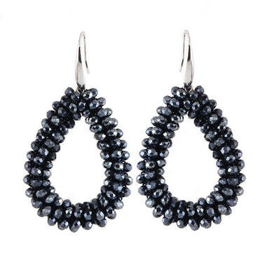 Handmade Crystal Faceted Beads Big Dangle Earrings for Woman  -  GeraldBlack.com