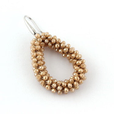 Handmade Crystal Faceted Beads Big Dangle Earrings for Woman  -  GeraldBlack.com