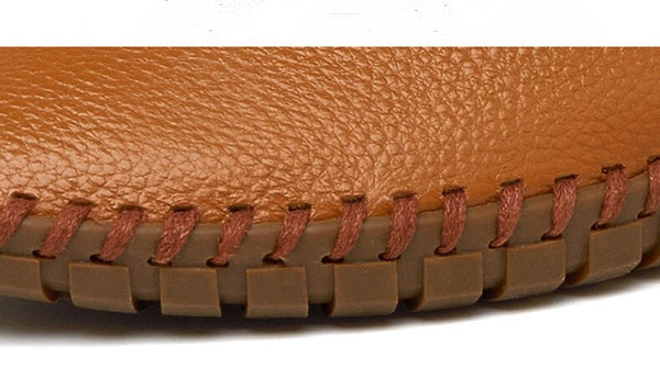 Handmade Fashion Genuine Cow Leather Blue Slip On Men's Loafers  -  GeraldBlack.com