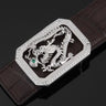 Handmade Fashion Men's 925 Sterling Silver Dragon Belt Buckle Only  -  GeraldBlack.com