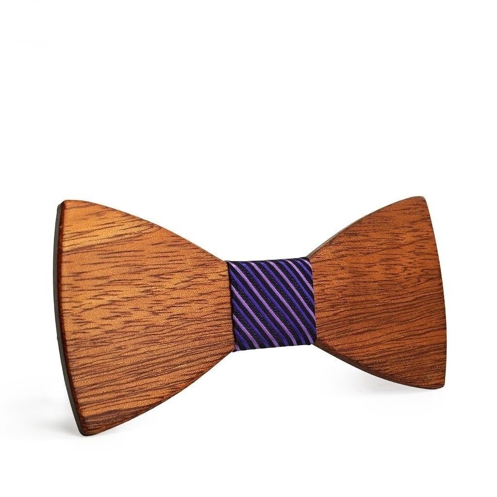 Handmade Fashion Wooden Bowtie Clothing Accessories for Wedding Party  -  GeraldBlack.com