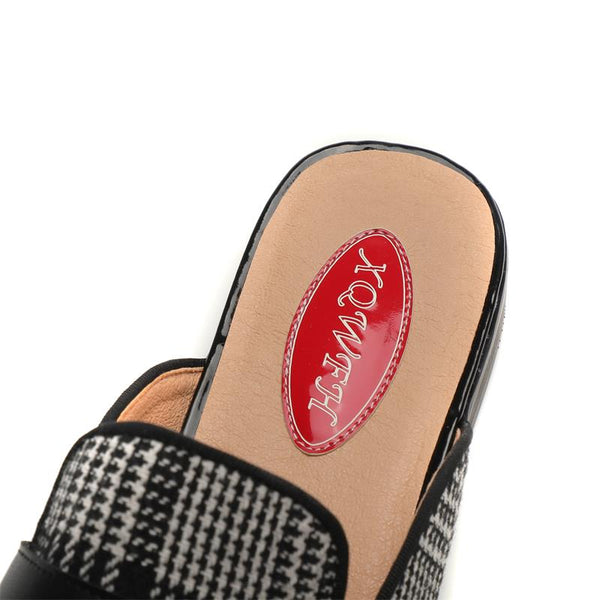 Handmade Men Casual Fashion Party and Show Leather Insole Slippers  -  GeraldBlack.com
