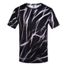 Happiness Plum Men's Fashion Fun 3D Anime Lightning Printed T-Shirts - SolaceConnect.com