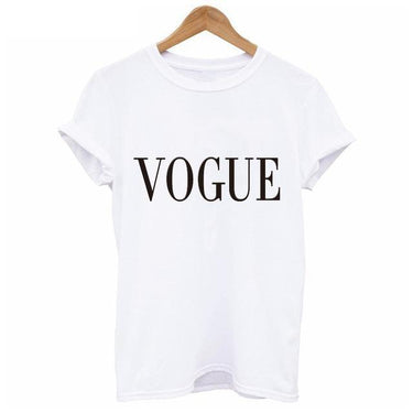 Harajuku Fashion Vogue Letter Printed T-Shirts Tee Tops for Women - SolaceConnect.com