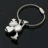 High Quality Creative The Frog Prince Wire Rope Metal Keychain  -  GeraldBlack.com
