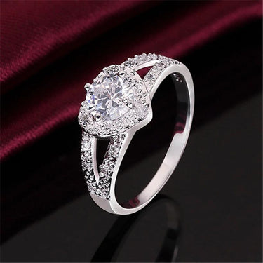 High Quality Hot Silver Ring Charm Warm Jewelry Woman's Wedding Fashion - SolaceConnect.com