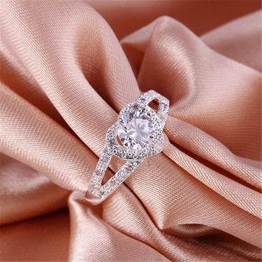 High Quality Hot Silver Ring Charm Warm Jewelry Woman's Wedding Fashion  -  GeraldBlack.com