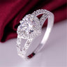 High Quality Hot Silver Ring Charm Warm Jewelry Woman's Wedding Fashion  -  GeraldBlack.com