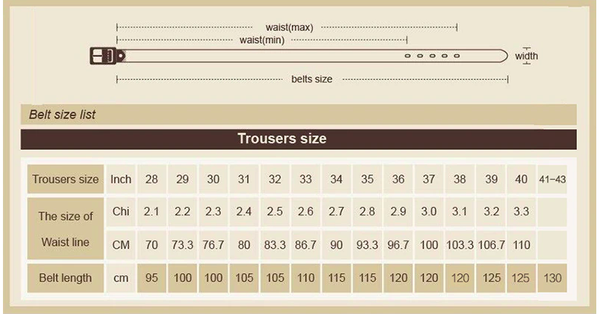 High Quality Men's Genuine Cow Leather Fashion 3.6cm Wide Belts  -  GeraldBlack.com