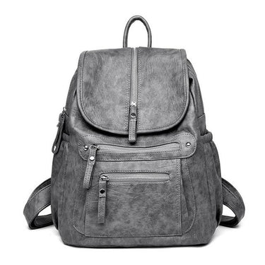 High-quality Synthetic Leather Embossed Travel Backpacks for Women - SolaceConnect.com