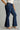 High Rise Stretchy Denim Wide Leg Flare Indigo Jeans Pants for Women - SolaceConnect.com