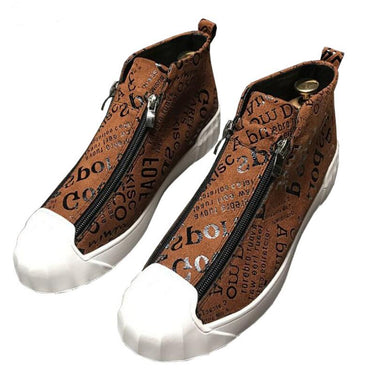 High Top Sport Men Luxury Handmade Totem Street Men Fashion Party Shoes L6  -  GeraldBlack.com