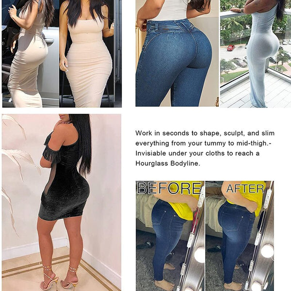 High Waist Padded Contorl Panties Fake Ass Shapewear Women Butt Lifter Hip Enhancer Tummy Contol  -  GeraldBlack.com