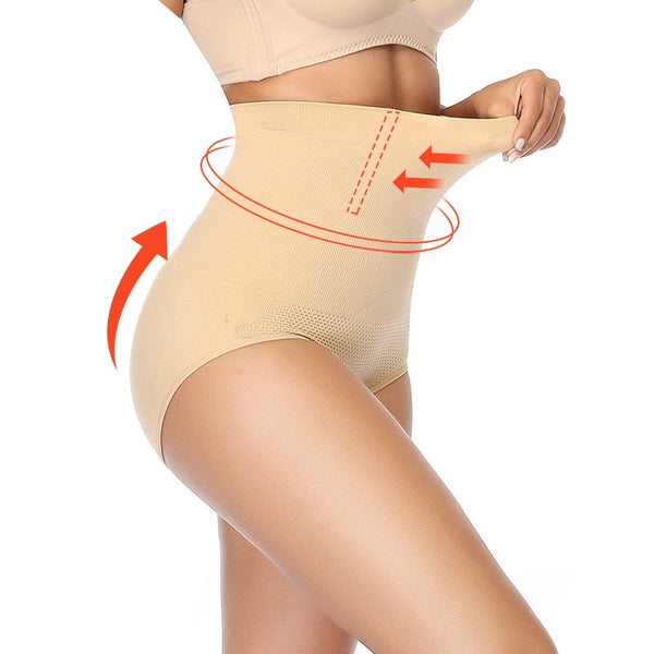 High Waist Tummy Control Panties Abdomen Slimming Shapewear Waist Trainer Body Shaper Butt Lifter  -  GeraldBlack.com