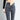 High waist women's jeans slim high profile pencil pants stretch skinny pants Clothes  -  GeraldBlack.com