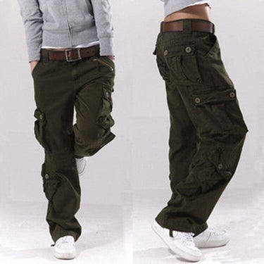 Hip Hop Fashion Unisex Plus Size Loose Baggy Cargo Jeans Pants  -  GeraldBlack.com