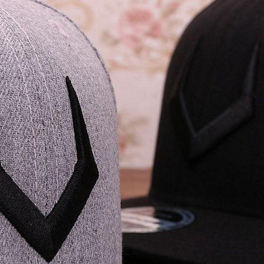 Hip Hop Grey 3D Pierced Embroidery Wool Flat Bill Snapback Baseball Cap - SolaceConnect.com