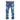 Hip Hop Punk Style Denim Hole Straight Leg Patchwork Jeans for Men  -  GeraldBlack.com