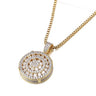 Round Shiny Pendants & Necklaces For Women Men Rock Jewelry CZ Crystal Gift Fine Quality - SolaceConnect.com