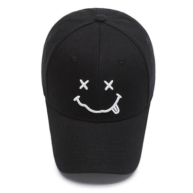 Winter Blue Smiley Face Cap Baseball Caps For Men Women Streetwear Adjustable Snapback Hip Hop - SolaceConnect.com