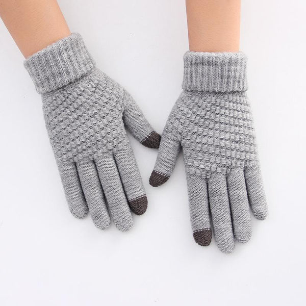Hiver Femme Women's Winter Black Touch Screen Guantes Gloves Handschoenen - SolaceConnect.com