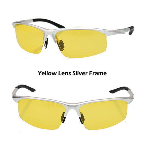 Hot Aluminum Magnesium Alloy Men's Polarized Mirror Driving Sunglasses - SolaceConnect.com